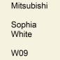 Preview: Mitsubishi, Sophia White, W09.